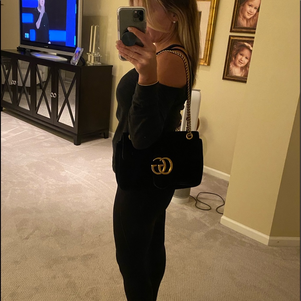 Gucci Marmont velvet handbag - Picture 9 of 14